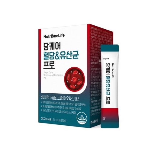 뉴트리원 당케어 혈당 &amp; 유산균 프로 2g x 30포, 1개