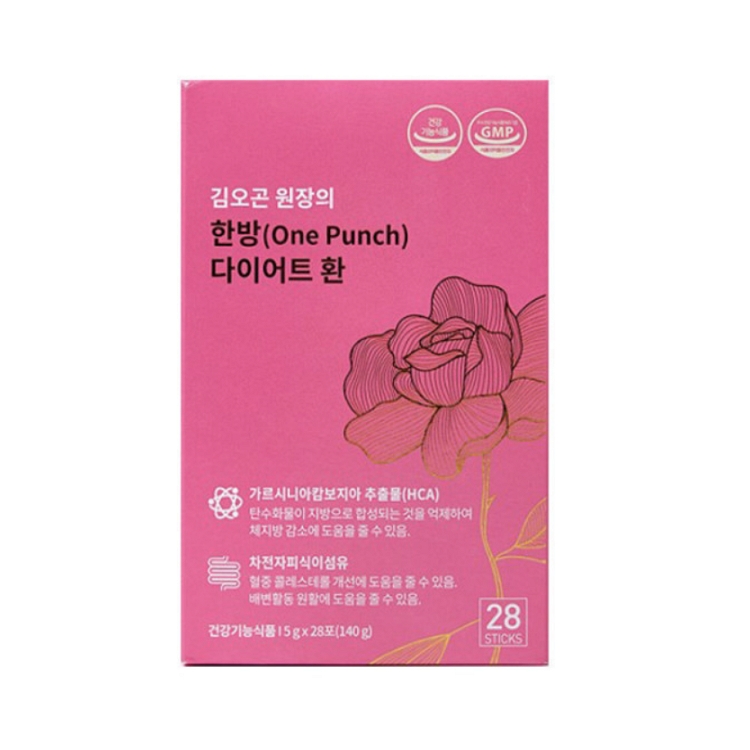 김오곤원장의한방ONEPUNCH다이어트환 김오곤 원장의 한방 다이어트 환 15g x 28포, 1개