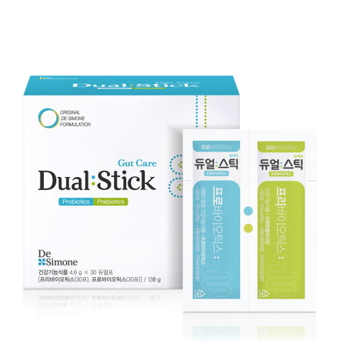 드시모네 듀얼스틱 장케어 4.6g x 30포, 1개