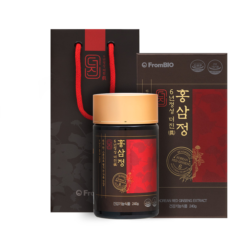 <b>프롬바이오</b> 6년정성 더진 <b>홍삼</b>정 240g, 1개