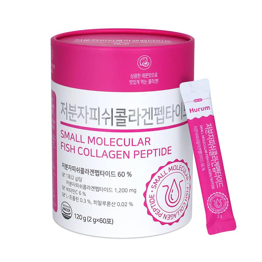휴럼 저분자 피쉬콜라겐 펩타이드 2g x 60포, 4개