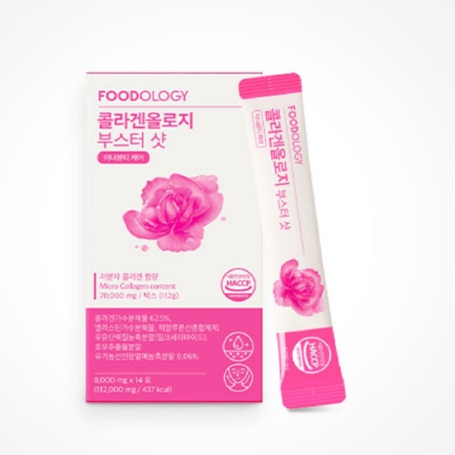 푸드올로지 <b>콜라겐</b> 올로지 <b>부스터</b> 샷 8g x 14포, 1개