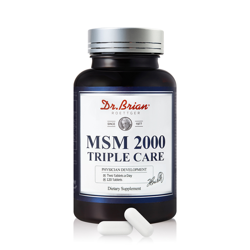 닥터브라이언 MSM 2000 트리플케어 1350mg x 120정, 3개