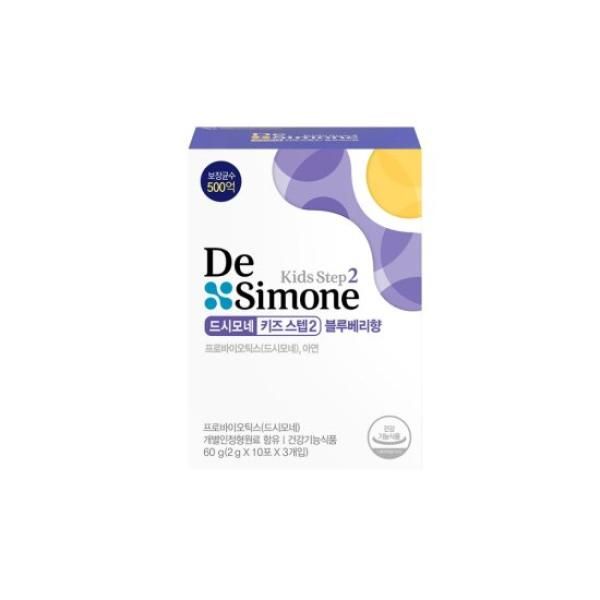 드시모네 키즈 스텝2 블루베리향 2g x 30포, 2개