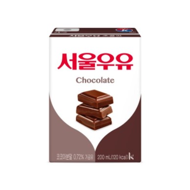 초코 멸균우유 초코우유