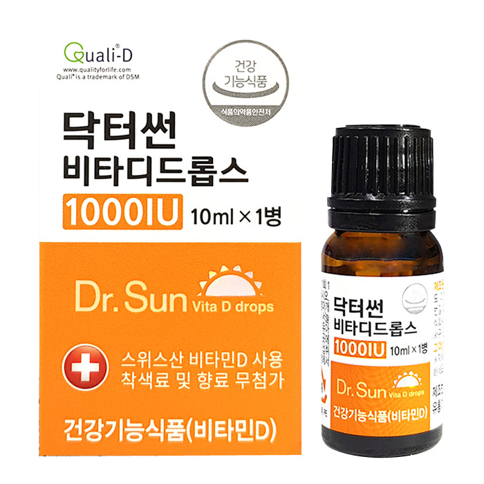 닥터썬 비타디<b>드롭</b>스 1000IU 10ml, 1개