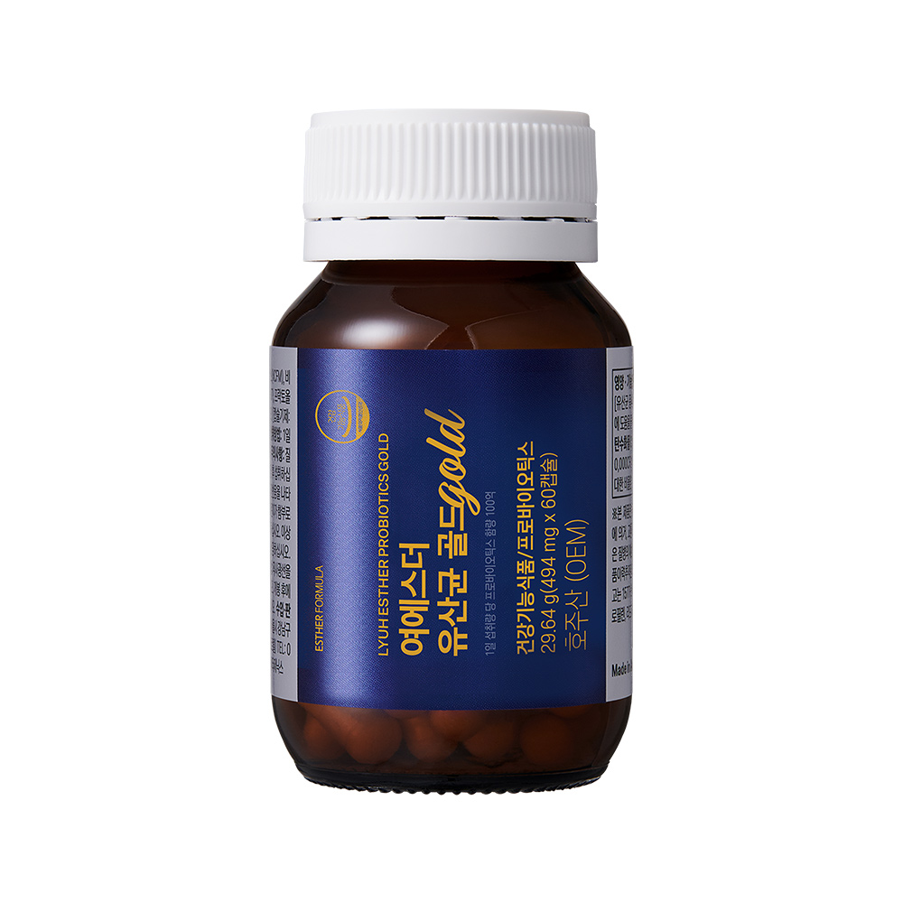 에스더포뮬러 여에스더 유산균 골드 500mg x 60캡슐, 4개