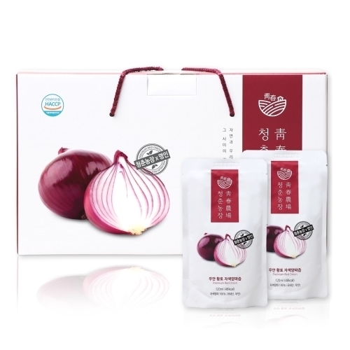<b>청춘농장</b> 무안 황토 <b>자색양파</b>즙 120ml x 30포, 3개