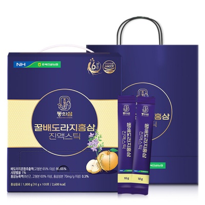 꿀배도라지홍삼 진액스틱 10g x 100포, 1개