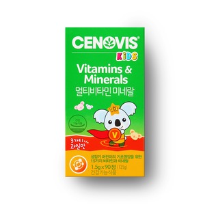 세노비스 키즈 멀티<b>비타민</b> 미네랄 1500mg x 90캡슐, 1개