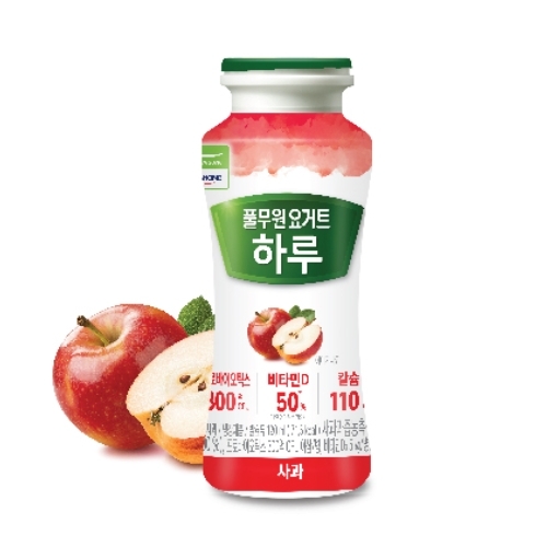 <b>풀무원다논</b> 풀무원 하루 요거트 사과 120ml, 4개
