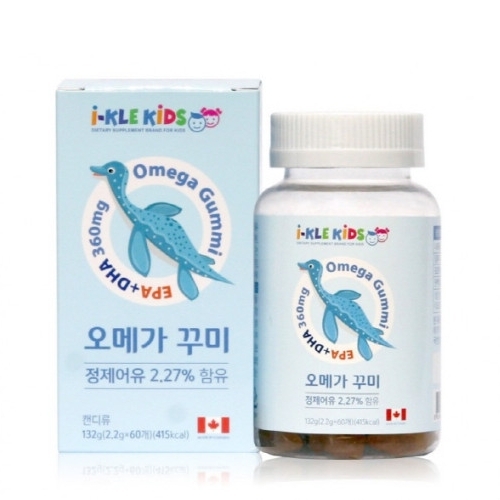 아이클키즈 오메가 꾸미 2.2g x 60구미, 3개