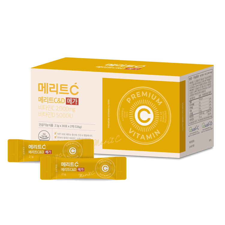 메리트C 메리트C&amp;D 메가 2.1g x 60포, 1개