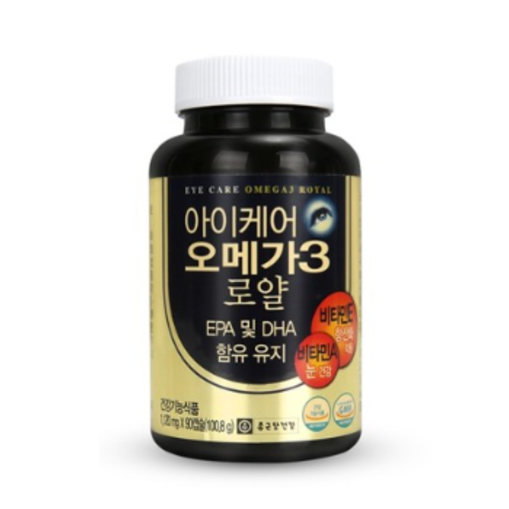 종근당건강 아이케어 오메가3 로얄 1120mg x 90캡슐, 3개