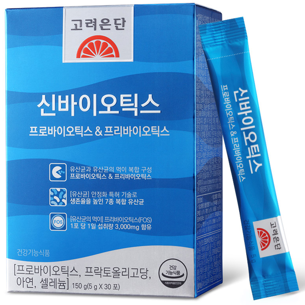 고려은단 <b>신바이오틱스</b> 5g x 30포, 6개