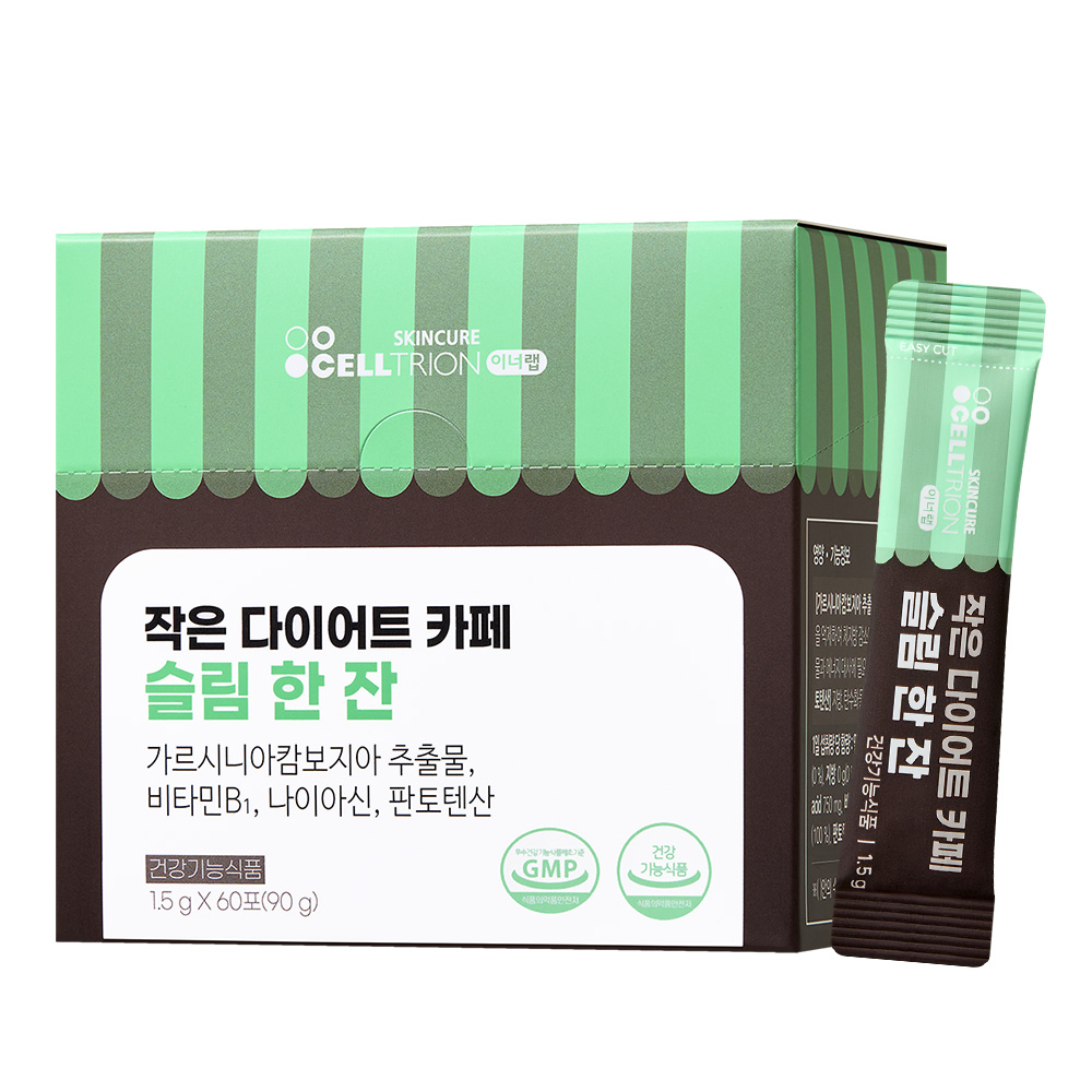 이너랩 작은 다이어트 카페 슬림 한잔 1.5g x 60포, 1개
