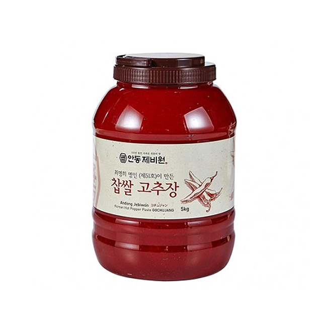 Andong Jebiwon Glutinous Rice Gochujang (Red Chili Paste) 5kg, 1 pc