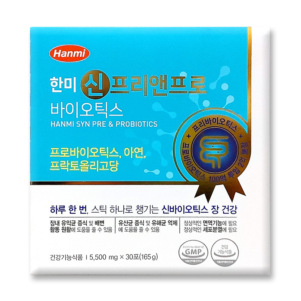 한미 신프리앤<b>프로 바이오틱스</b> 5500mg x 30포, 1개