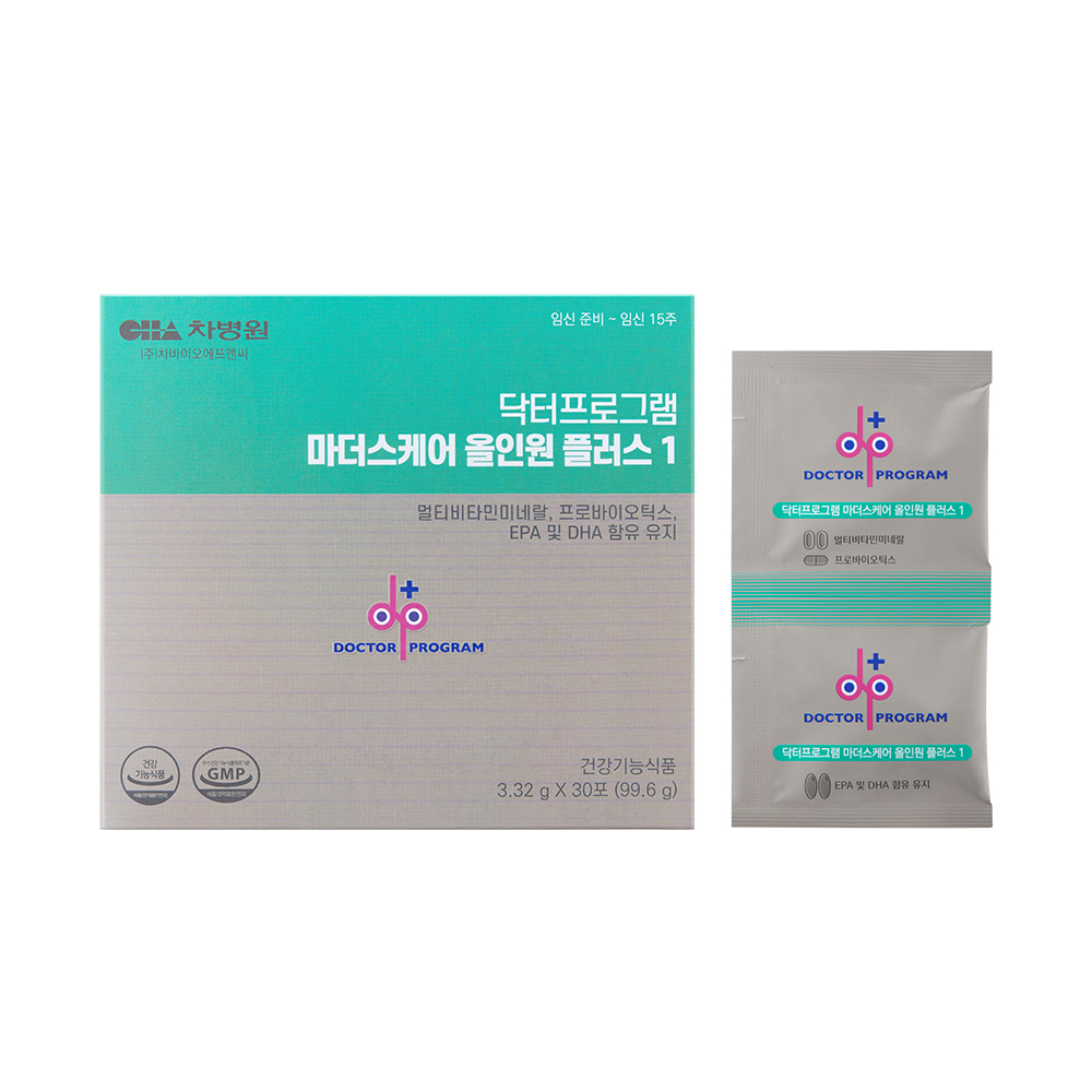 닥터프로그램 마더스케어 올인원 플러스 1단계 3.32g x 30포, 3개