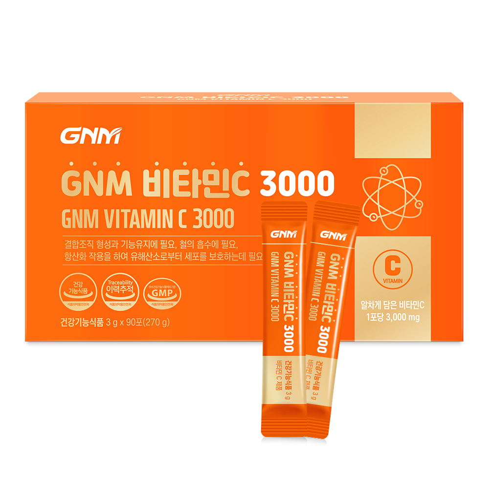 GNM<b>자연</b>의품격 <b>비타민C</b> 3000 3g x 90포, 2개