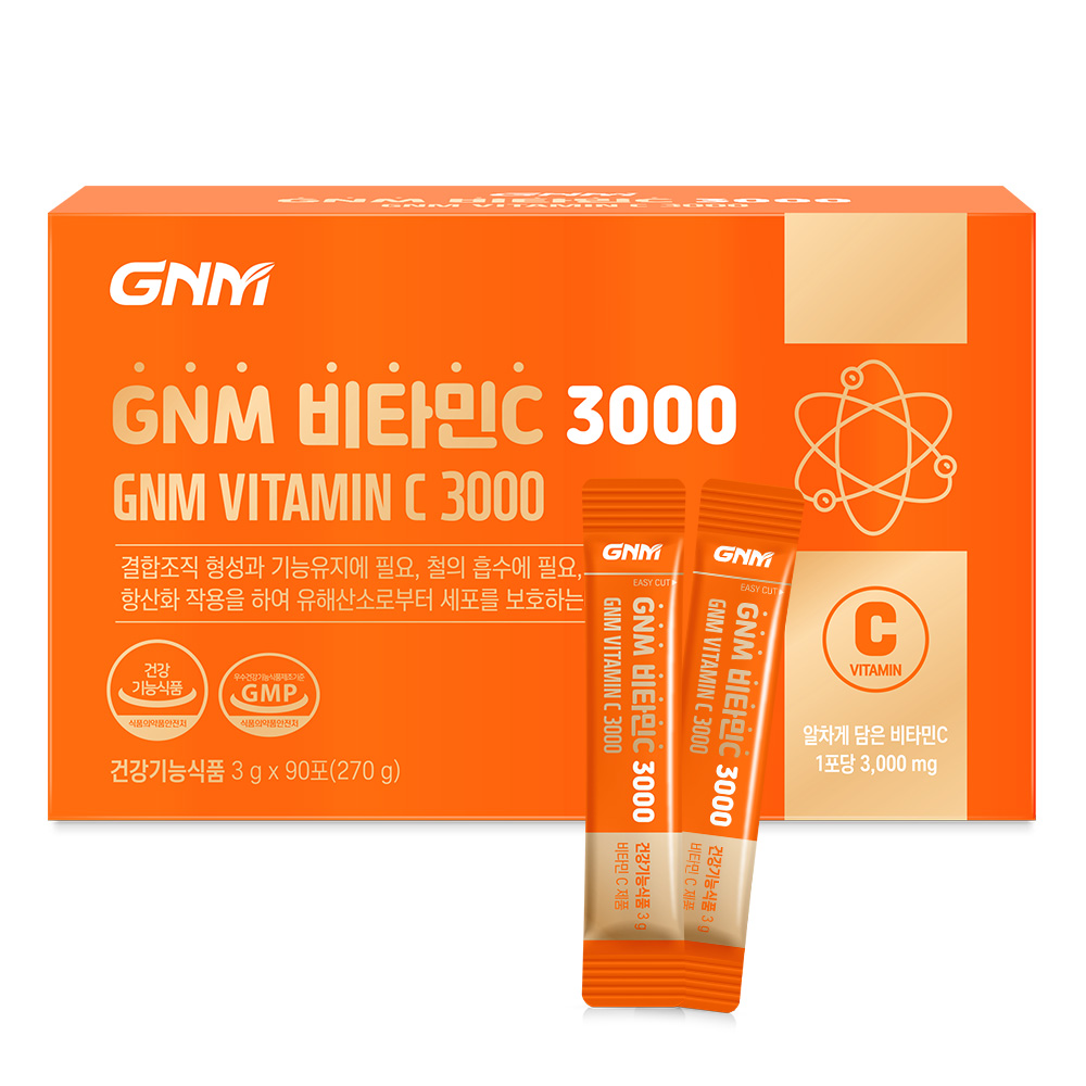 GNM자연의품격 비타민C 3000 3g x 90포, 2개