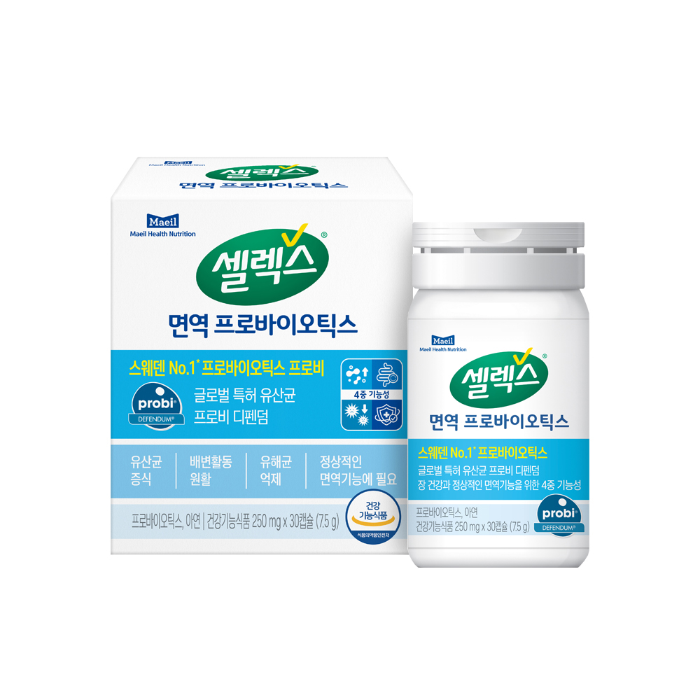셀렉스 면역 프로바이오틱스 250mg x 30캡슐, 1개