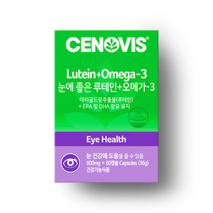 세노비스 눈에 좋은 루테인 오메가3 600mg x 60캡슐, 1개