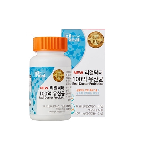 <b>리얼닥터</b> NEW 100억 유산균  400mg x 30캡슐, 3개