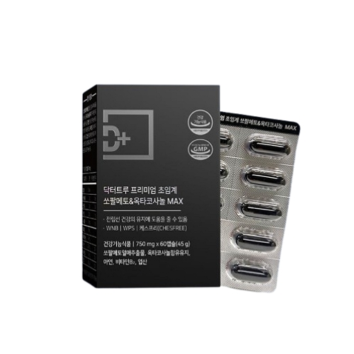 닥터트루 프리미엄 초임계 쏘팔메토 옥타코사놀 맥스 750mg x 60캡슐, 1개