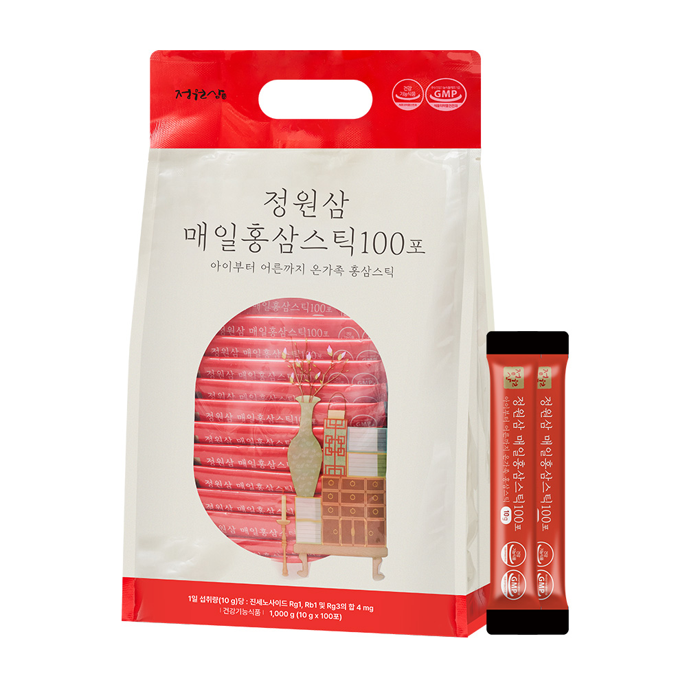 정원삼 매일홍삼 스틱 10g x 100포, 2개