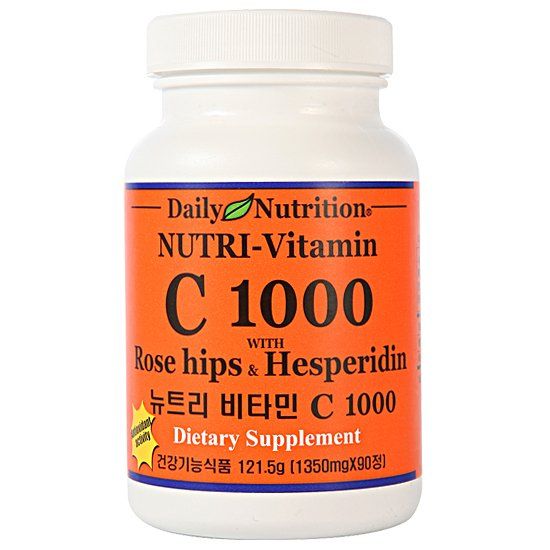<b>데일리뉴트리션</b> 뉴트리 <b>비타민C</b> 1000 1350mg x 90정, 1개
