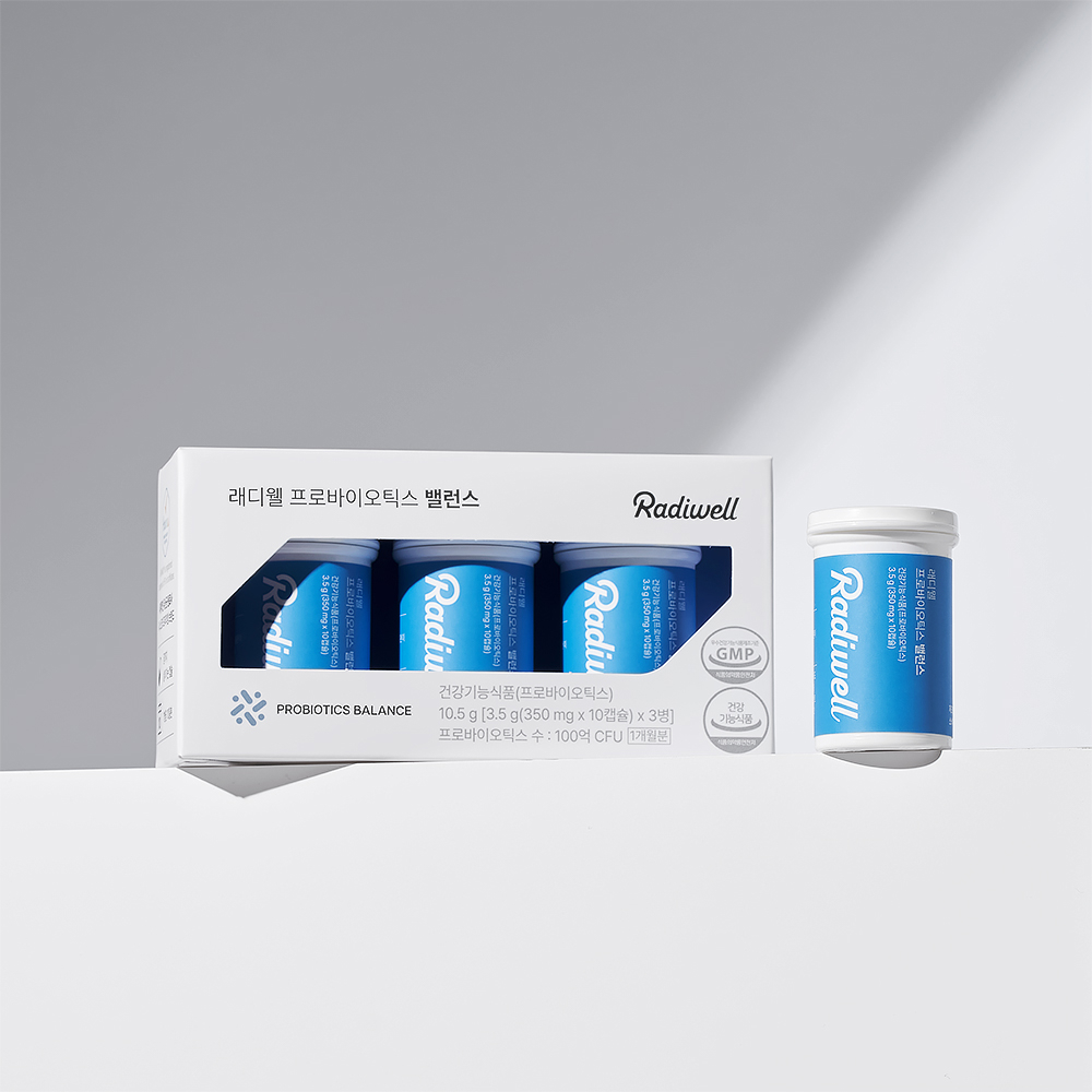 래디웰 <b>프로바이오틱스</b> 밸런스 350mg x 30캡슐, 1개
