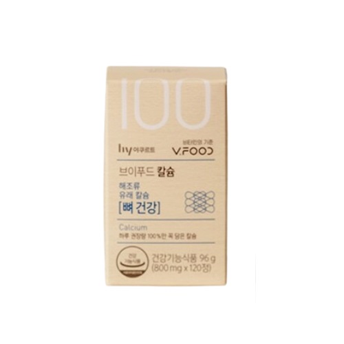 브이푸드 칼슘 800mg x 120정, 1개