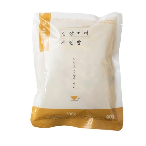 Taesong Eomji Food Soy Sauce Butter Egg Rice 300g, 5pcs