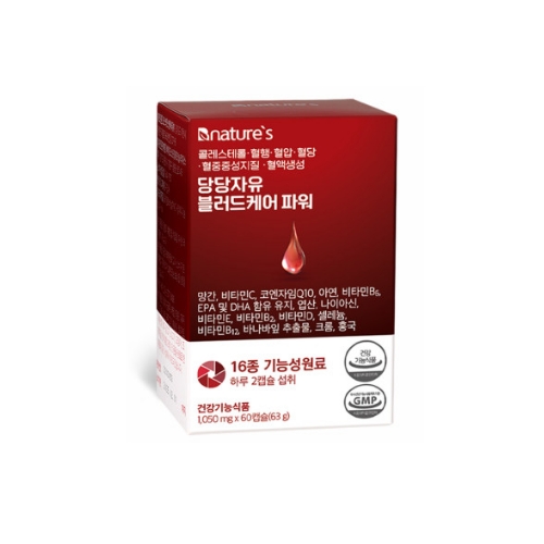 비네이쳐스 당당자유 블러드케어 파워 1050mg x 60캡슐, 3개
