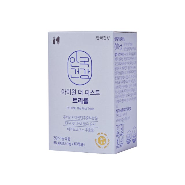 안국건강 아이원 트리플 580mg x 60캡슐, 1개