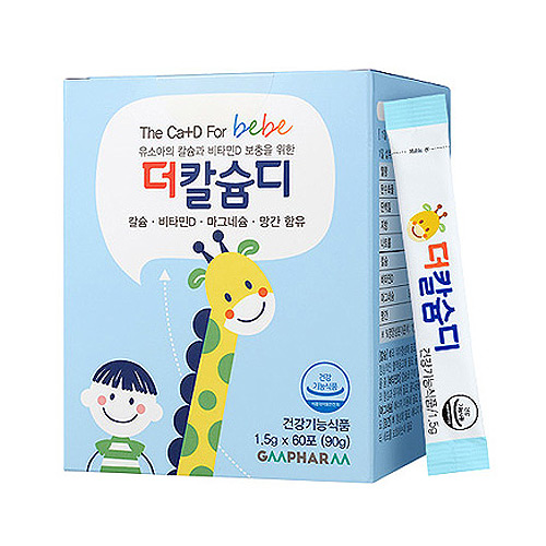 지엠팜 <b>더 칼슘디</b> 1.5g x 60포, 1개