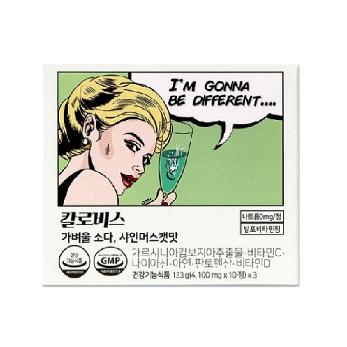 <b>칼로비스</b> 가벼울소다 샤인머스캣맛 4100mg x 30정, 1개