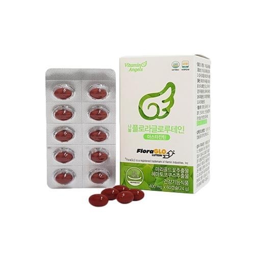 <b>비타민엔젤스</b> 플로라글로<b>루테인</b> 아스타잔틴 400mg x 60캡슐, 1개