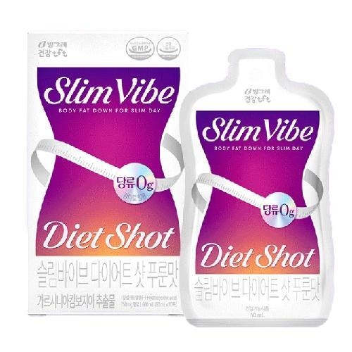 빙그레 슬림바이브 다이어트샷 푸룬맛 60ml x 10포, 3개