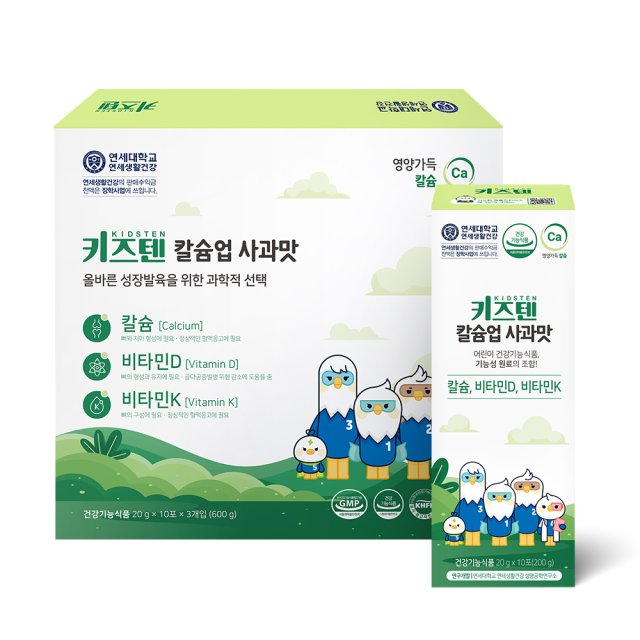 키즈텐 칼슘업 사과맛 20g x 30포, 1개