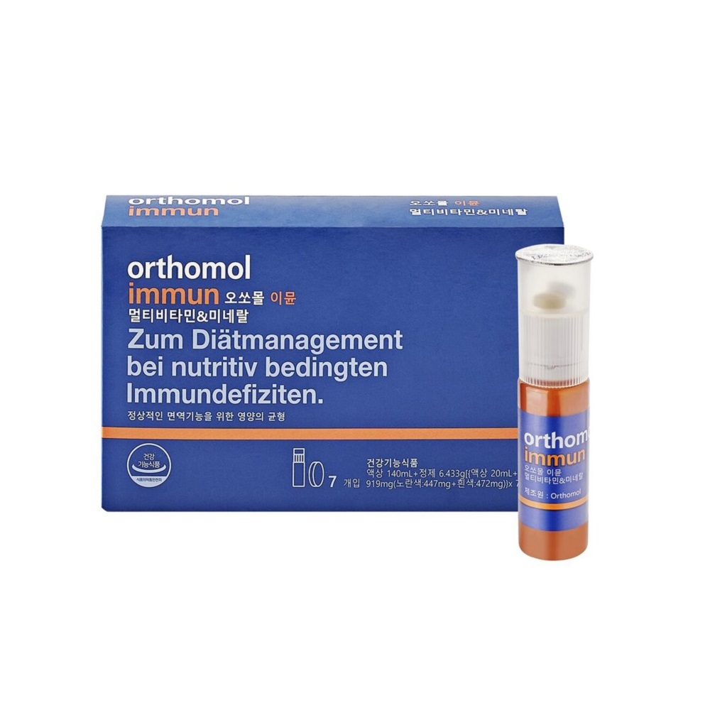 오쏘몰 이뮨 <b>멀티비타민</b> 미네랄 (액상 20ml + 정제 919mg) x 7개입, 2개