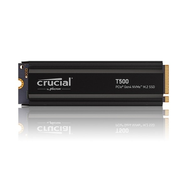 마이크론 크루셜 T500 히트싱크 M.2 NVMe 대원씨티에스 1TB