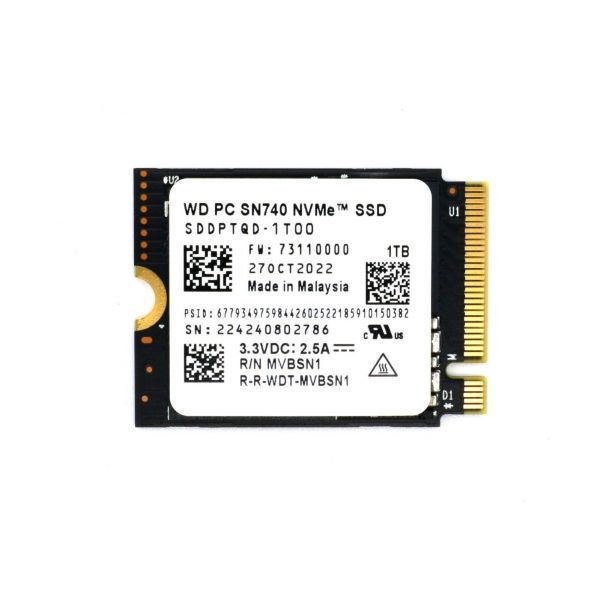 웨스턴디지털 SN740 M.2 2230 NVMe 2TB