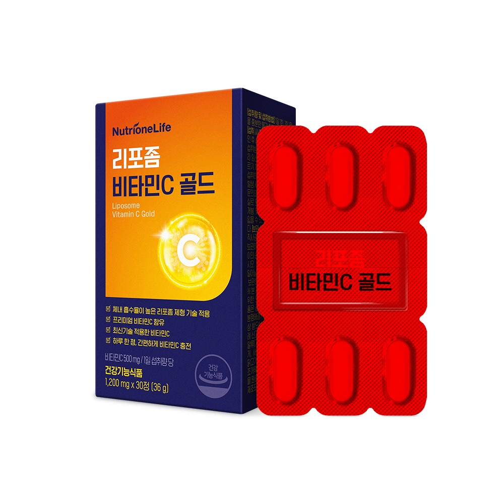 뉴트리원 리포좀 비타민C 골드 1200mg x 30정, 1개