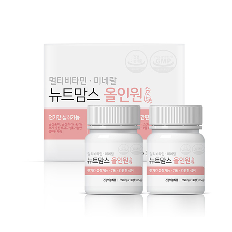 <b>뉴트</b>맘스 올인원 550mg x 60정, 1개