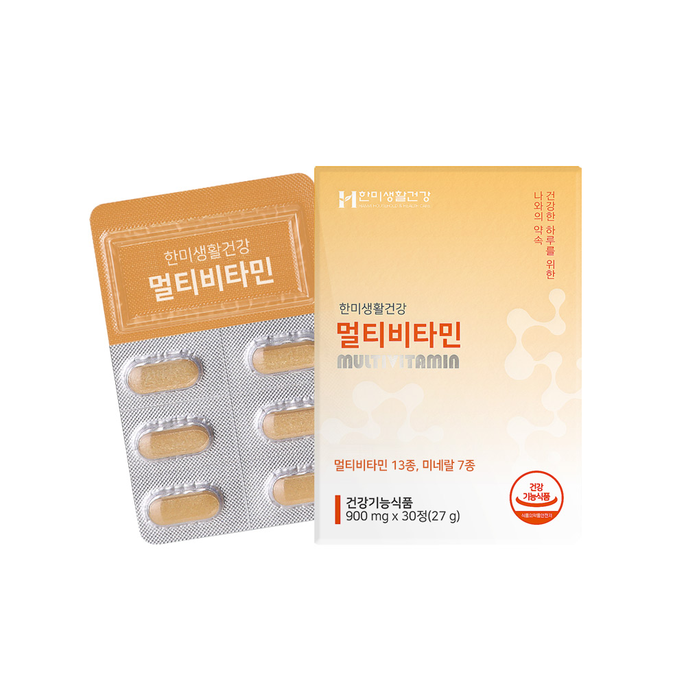 한미생활건강 <b>멀티비타민</b> 900mg x 30정, 1개