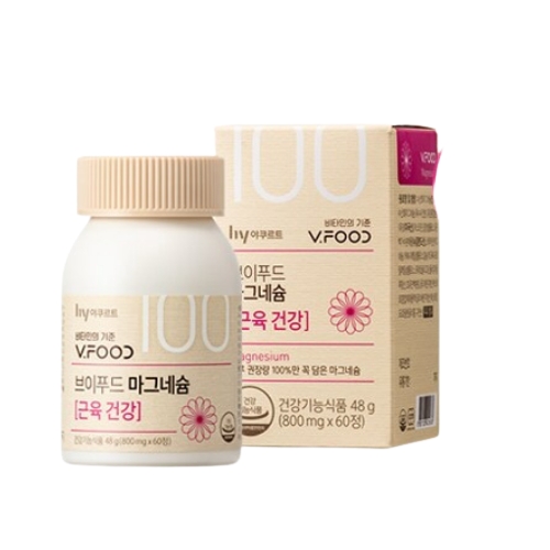 한국야쿠르트 브이푸드 마그네슘 800mg X 60정, 1개