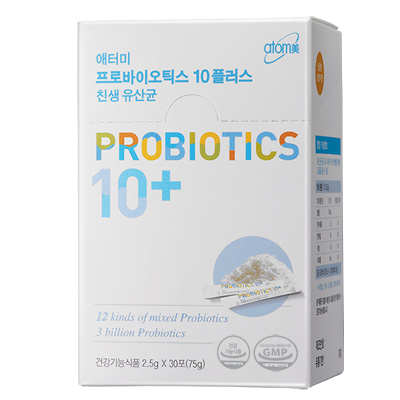 <b>애터미</b> 프로바이오틱스 10플러스 친생유산균 2.5g x 30포, 4개