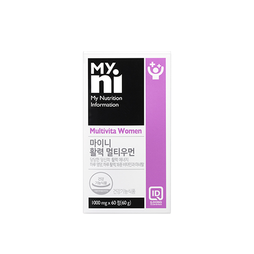 마이니 활력 멀티우먼 1000mg x 60정, 1개